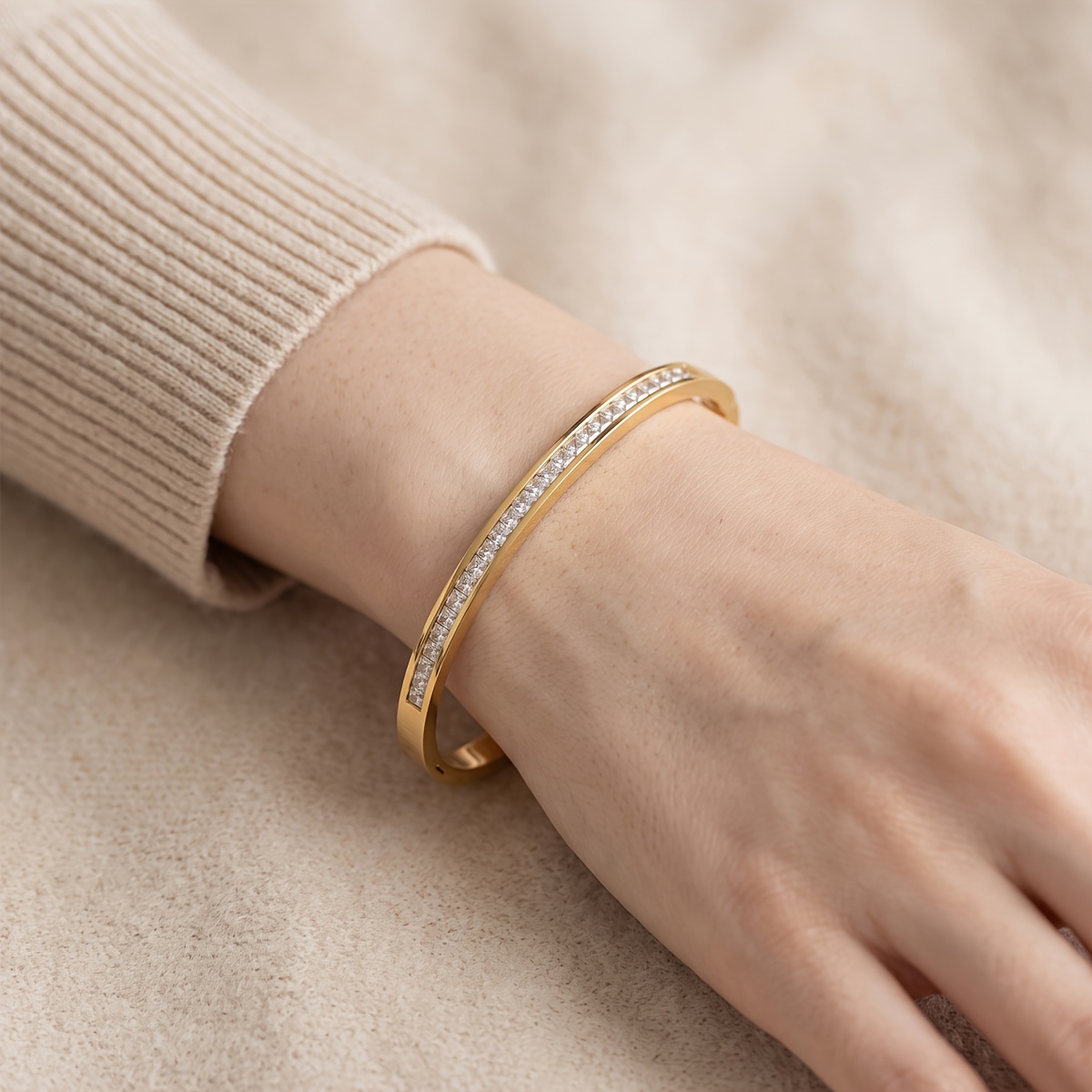 3pc French Romantic Style Bangle Set